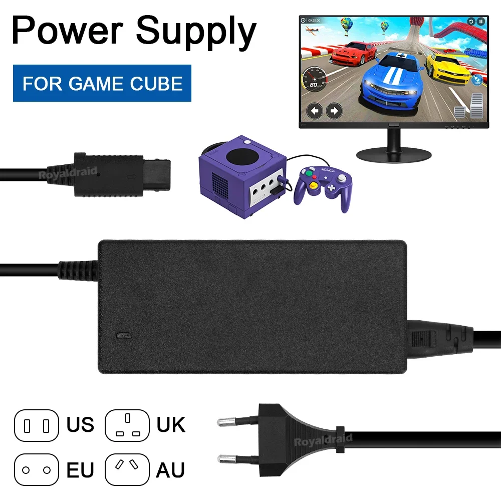Gaming Console Uk - Adaptateur secteur EU/US/UK/AU pour console de