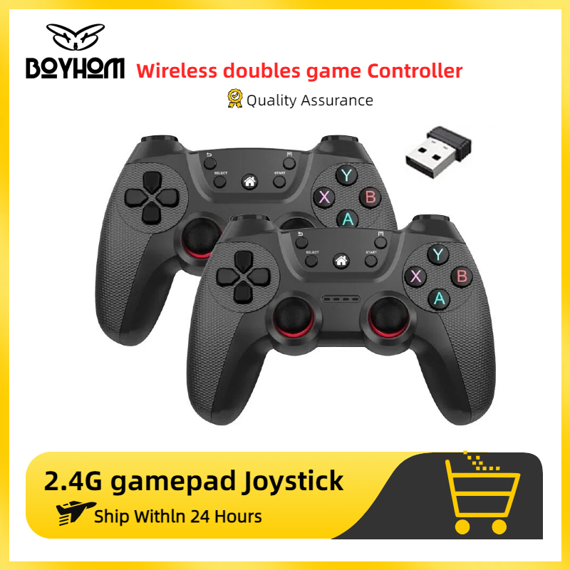 Gaming Console For Android Tv - BOYHOM sans fil double contrôleur de