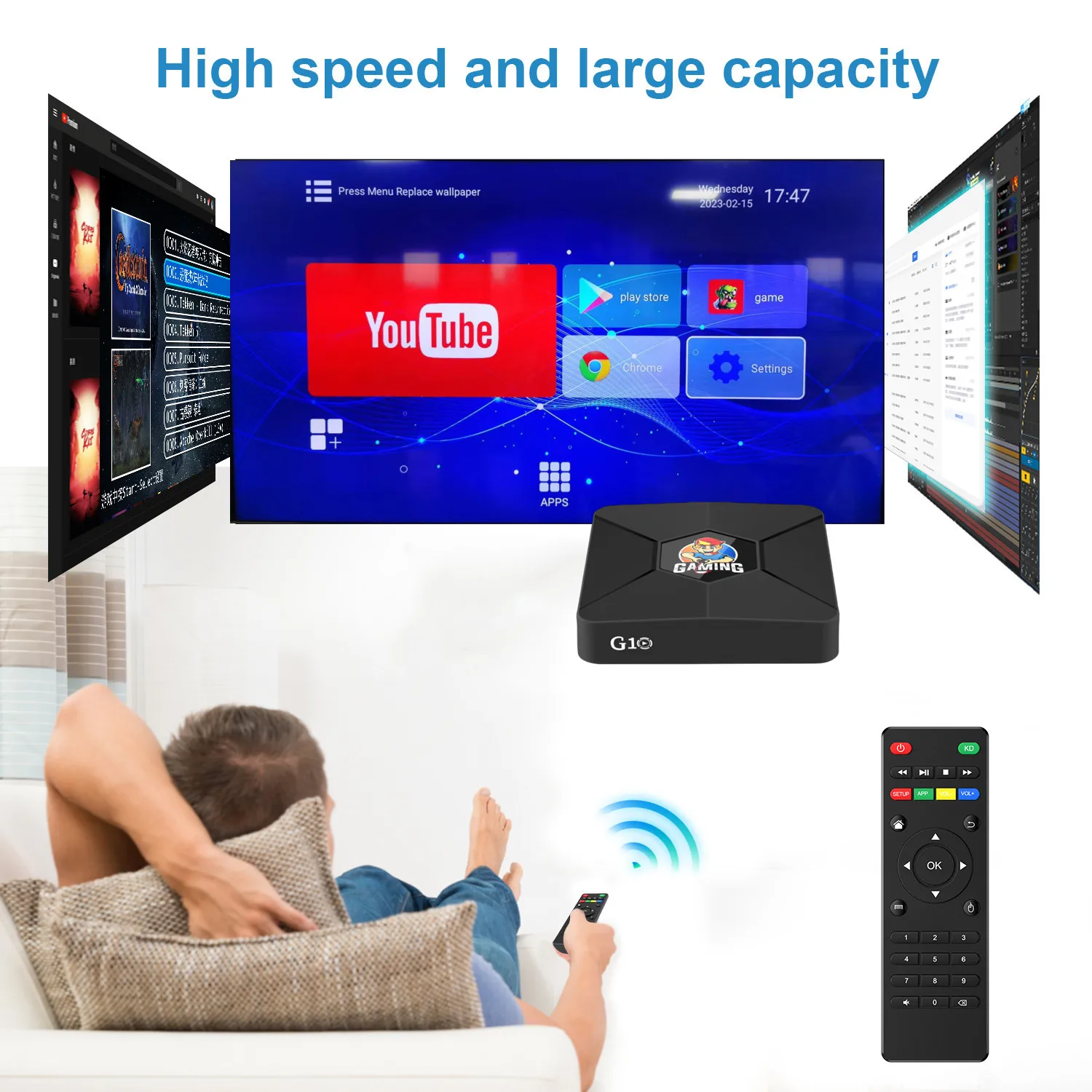 HaaYot Game Box 4K HD Smart An - Gaming Console For Android Tv avis et prix